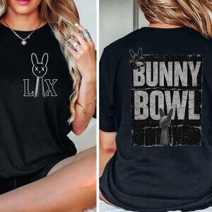 Bunny Bowl 2 Sided T-Shirt, Super Bowl 2026 Shirt, Here For The Benito Bowl Show